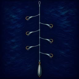 Sabiki Bait Rig / Mackerel Float diagram