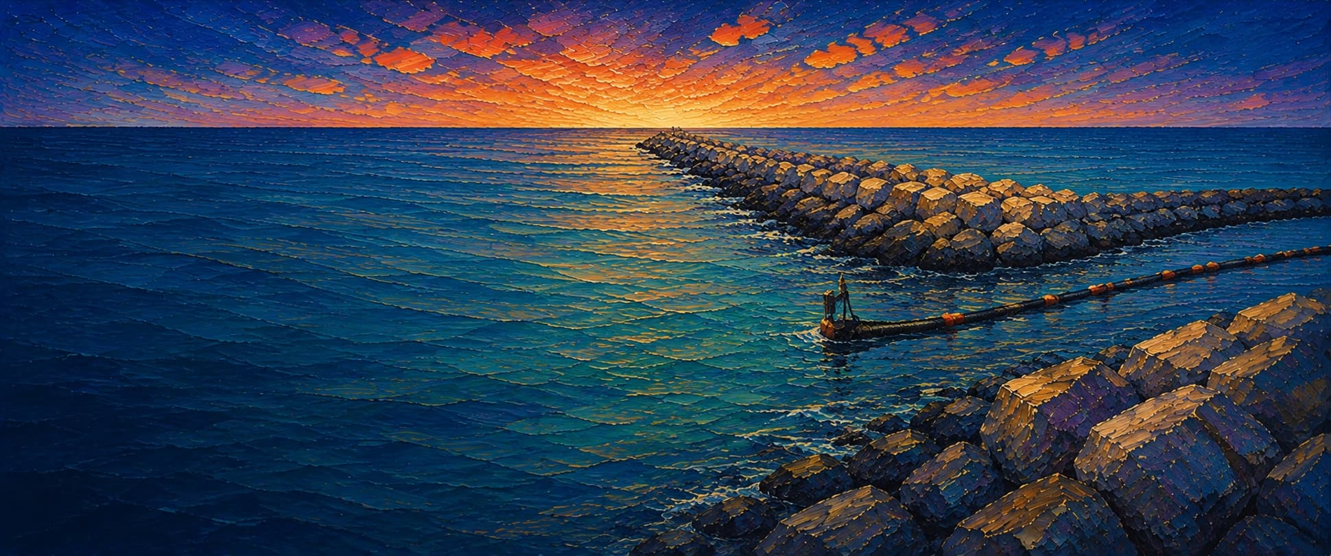 Ballona Creek / Playa del Rey South Jetty location artwork