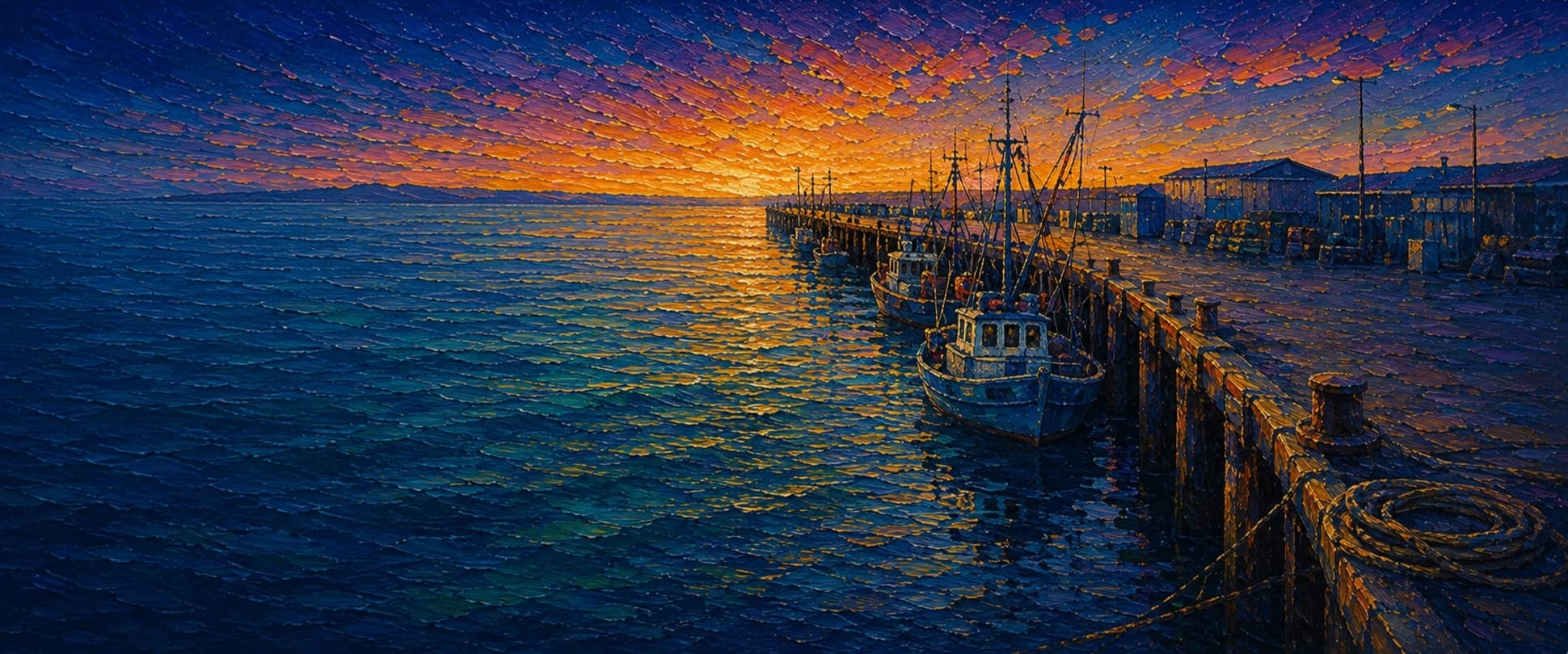 Monterey Municipal Wharf 2 (Wharf #2) location artwork