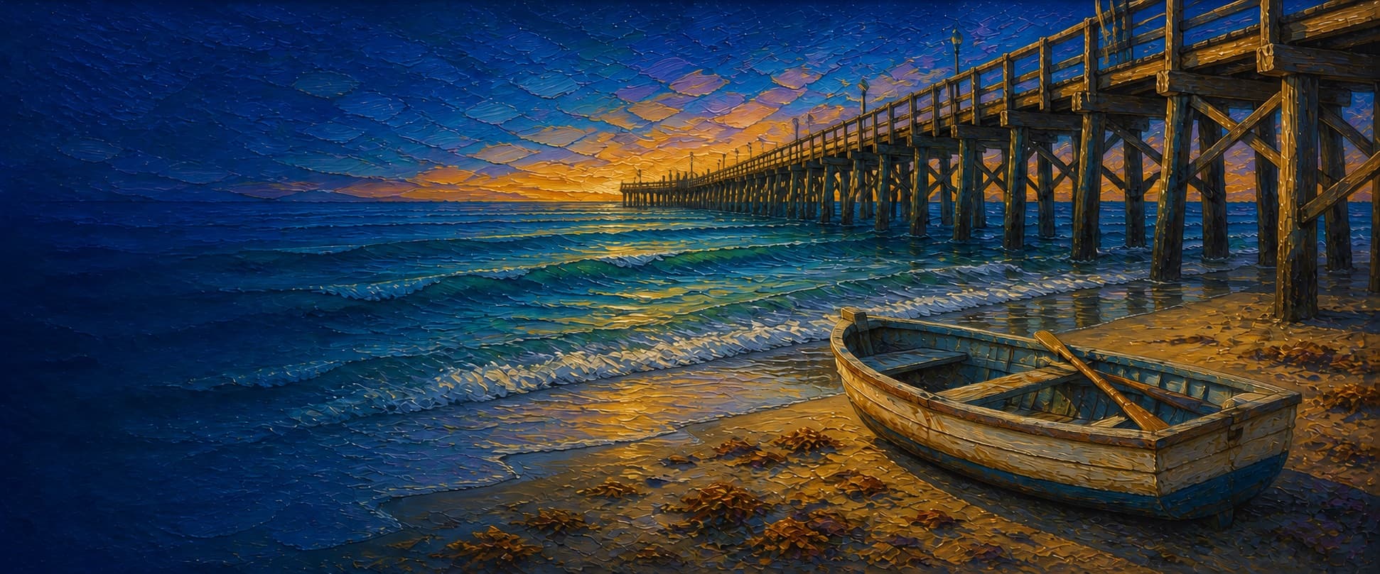 Newport Pier (Newport Municipal Pier / McFadden Wharf) location artwork