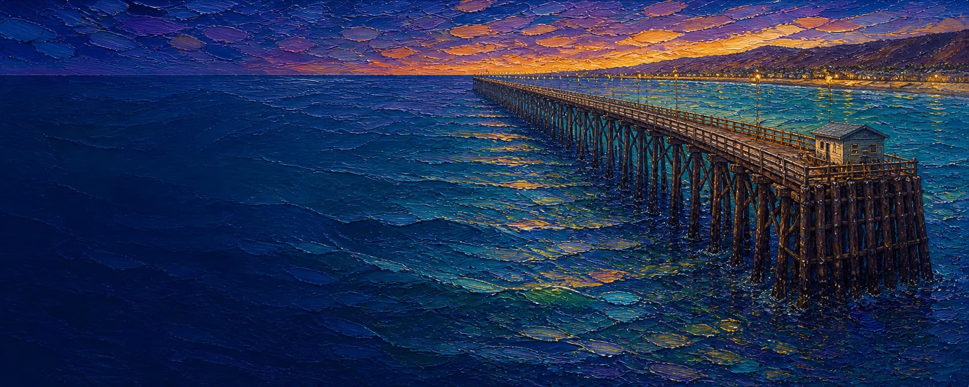 Oceanside Pier (Oceanside Municipal Pier) location artwork