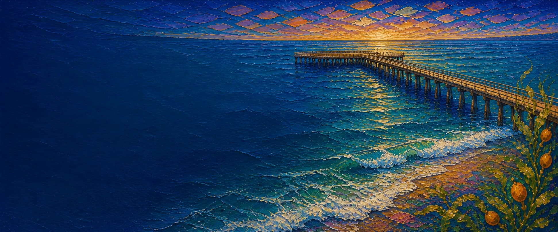 Seal Beach Pier (Seal Beach Municipal Pier) location artwork