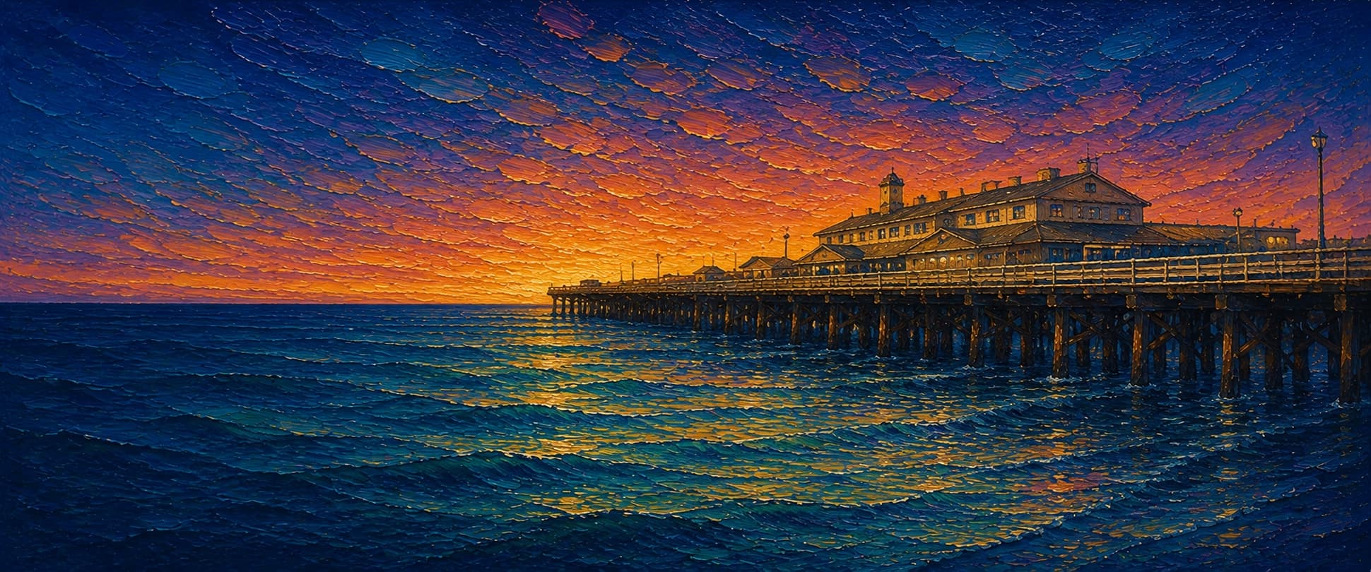 Stearns Wharf location artwork