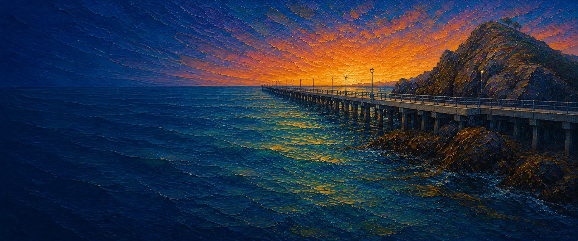 Trinidad Pier (Seascape Pier) location artwork